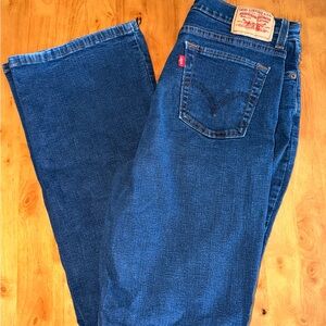 Vintage 90s Levi's 512 womens Slimming bootcut Jeans size 12M blue stretch Denim